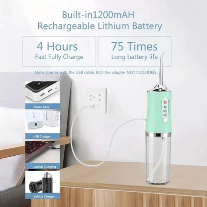 PrimeCare Pro-Pulse Portable Water Flosser