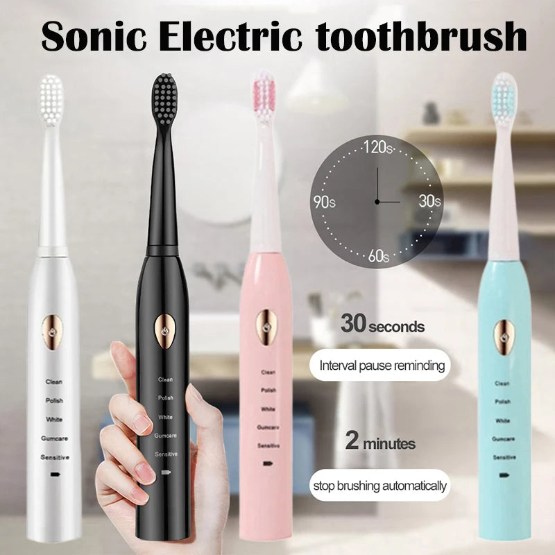 PrimeCare Sonic-Clean Rechargeable Toothbrush