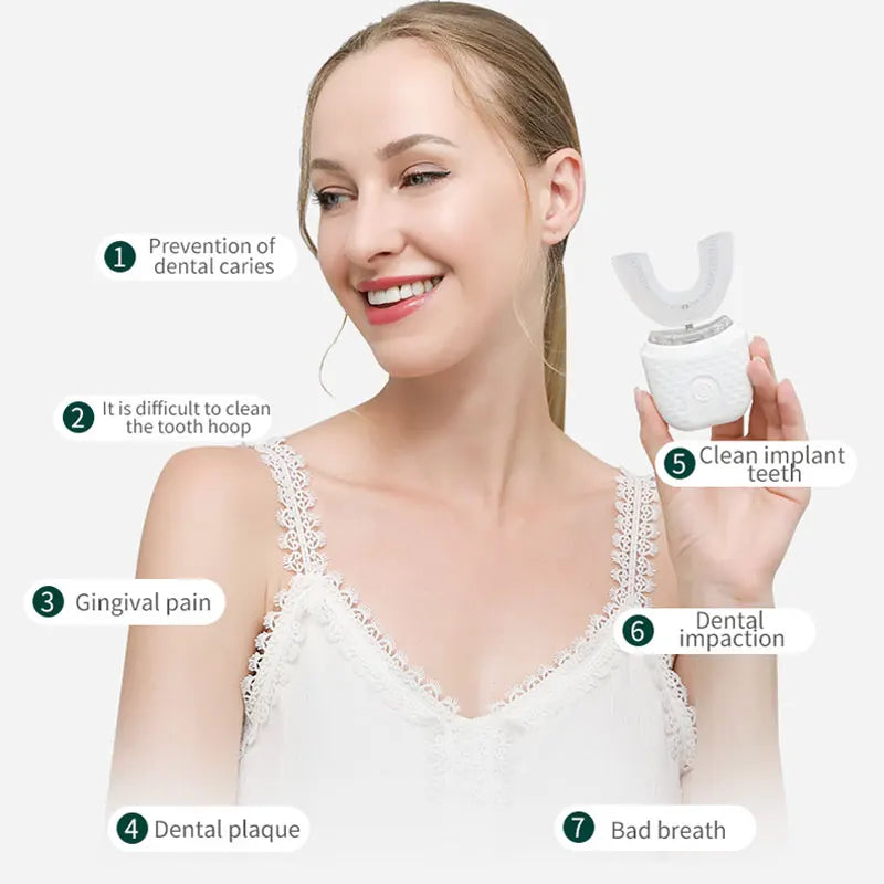 PrimeCare 360° Hands-Free Ultrasonic Toothbrush