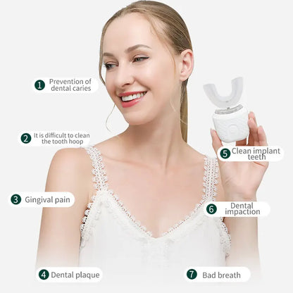 PrimeCare 360° Hands-Free Ultrasonic Toothbrush