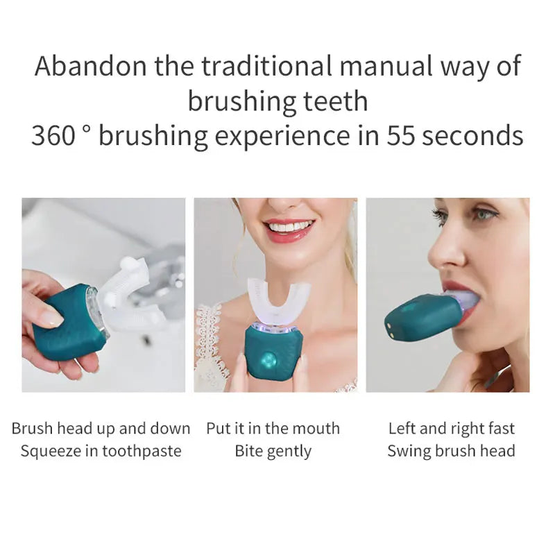 PrimeCare 360° Hands-Free Ultrasonic Toothbrush