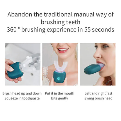 PrimeCare 360° Hands-Free Ultrasonic Toothbrush